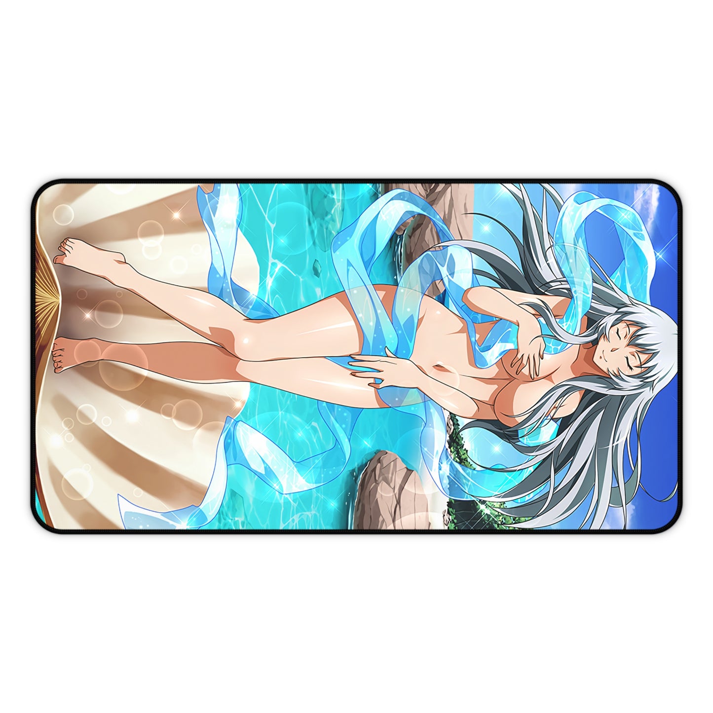 Nude Shiryuu Chou-un Ikkitousen Desk Mat - Non Slip Mousepad