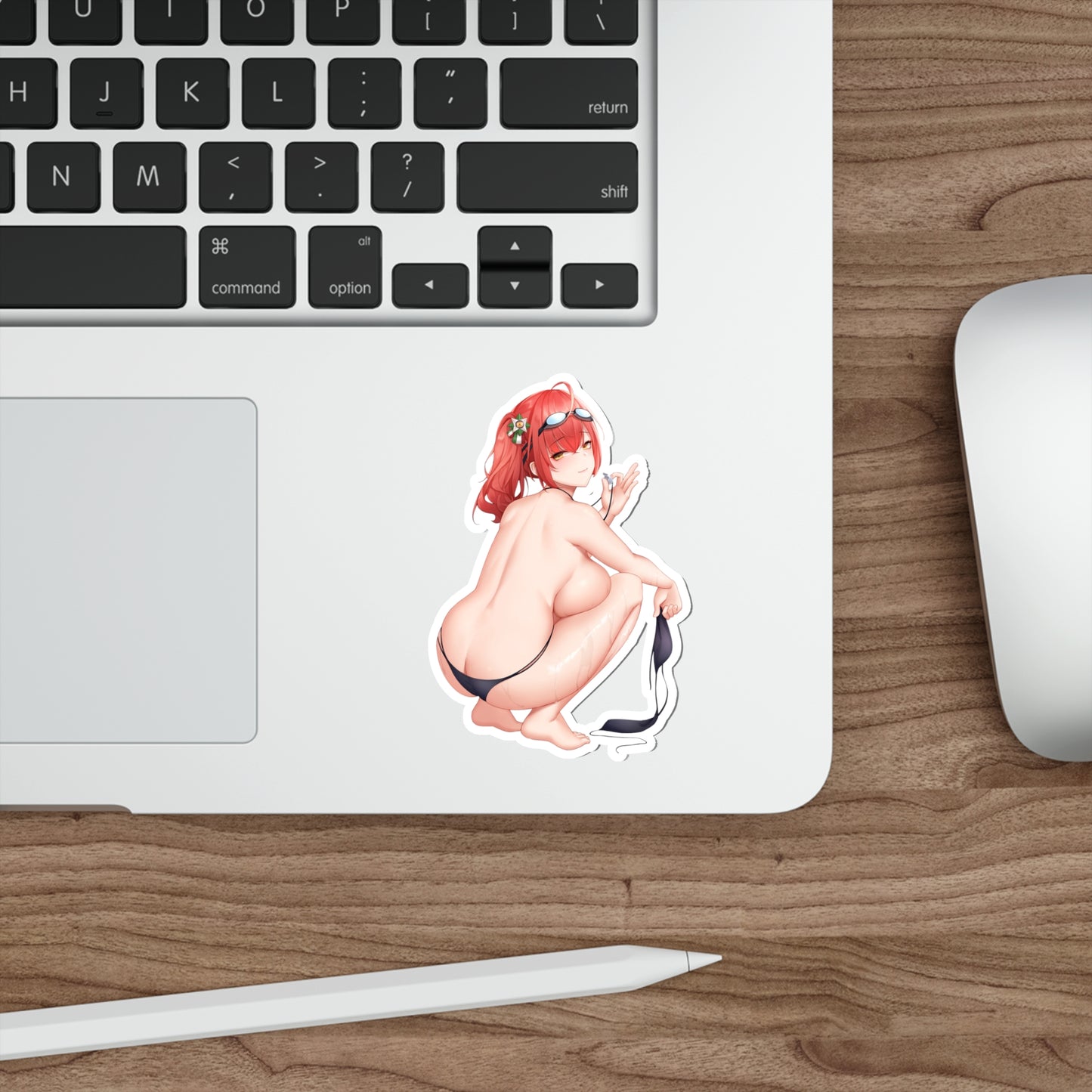 Azur Lane Waterproof Sticker - Nude Zara Ecchi Decal