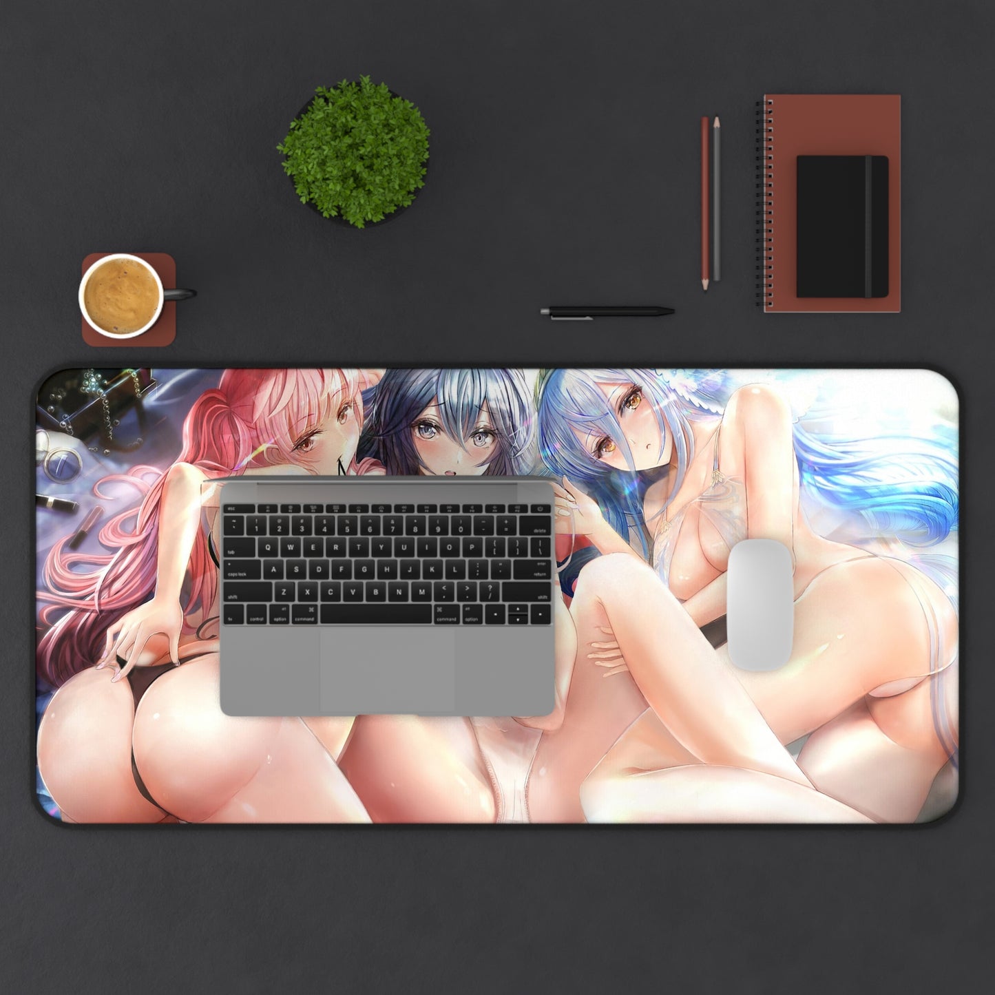 Fire Emblem Hot Trio Mousepad - Large Ecchi Desk Mat - Mouse Pad - MTG Playmat