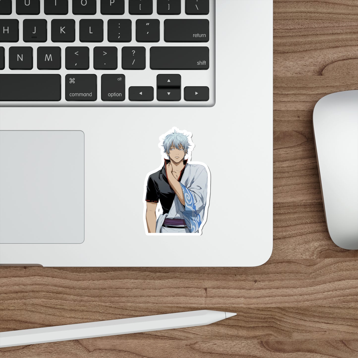 Gintoki Sakata Gintama Waterproof Sticker - Anime Premium Vinyl Decal - Gin Tama Car Decal