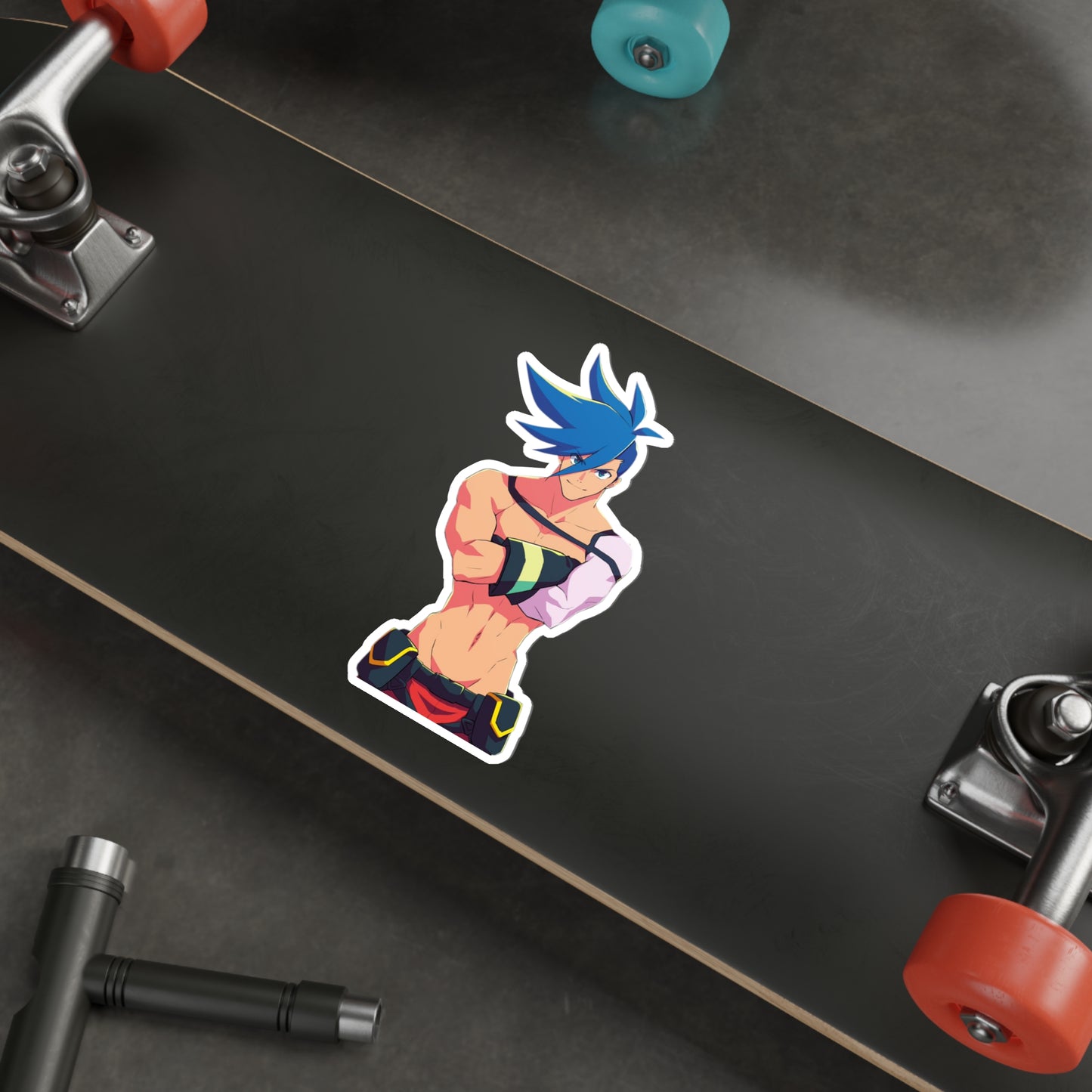 Promare Waterproof Sticker - Galo Thymos Anime Vinyl Decal - Car Bumper Sticker - Laptop Sticker