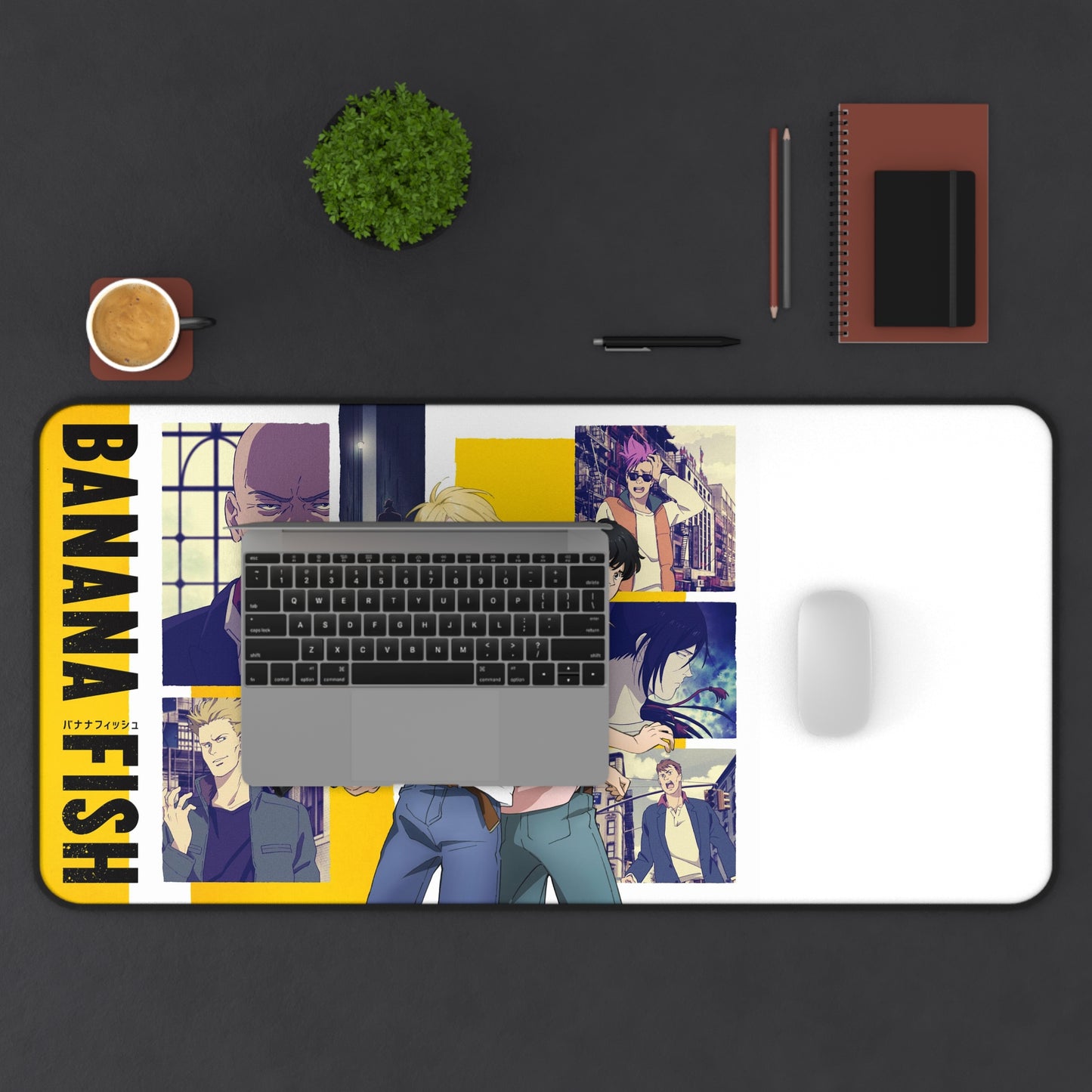 Banana Fish Desk Mat - XXL Anime Mousepad - Manga Desk Pad