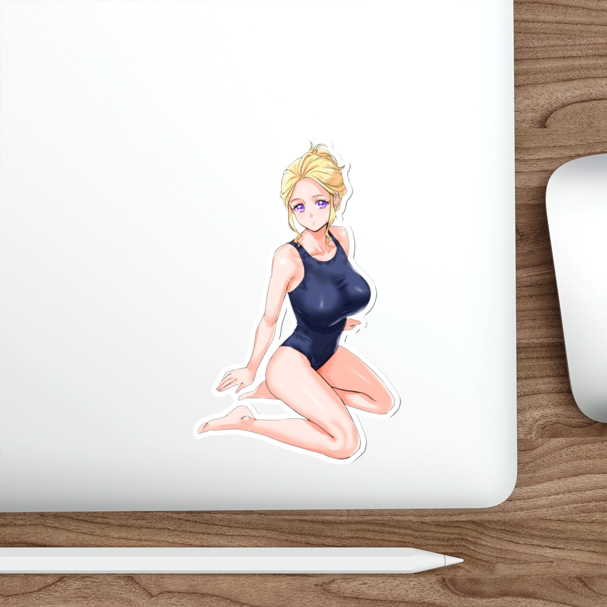 Pretty Cure Waterproof Sticker - Fuurin Asumi Swimsuit Anime Vinyl Decal - Ecchi Precure Sticker