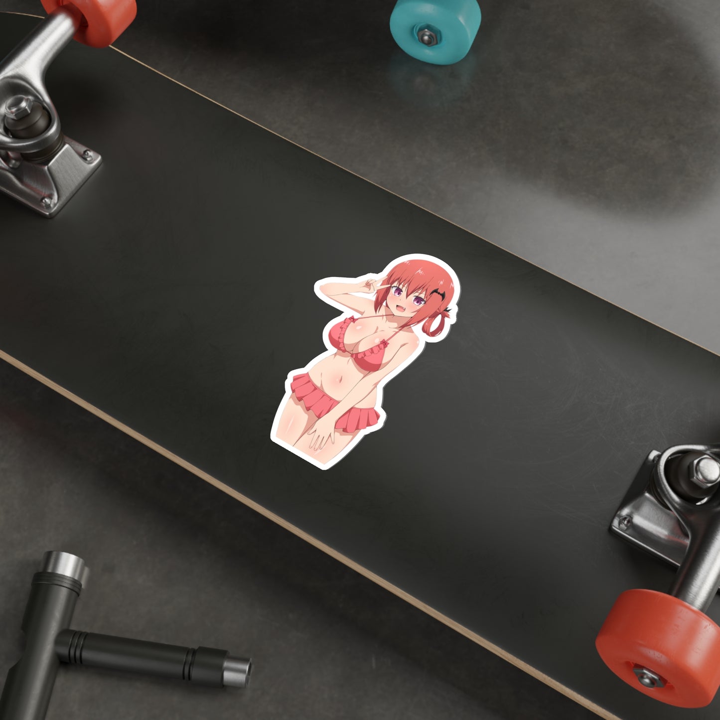 Gabriel Dropout Waterproof Sticker - Sexy Bikini Satania Gaming Vinyl Decal - Anime Waifu Car Decal - Laptop Sticker