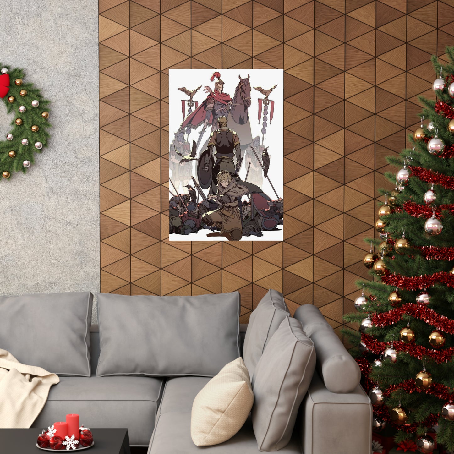 Vinland Saga Poster - Thorfinn and Askelaad Anime Wall Art Decor - Premium Matte Vertical Poster - Viking Print - Norse Gift