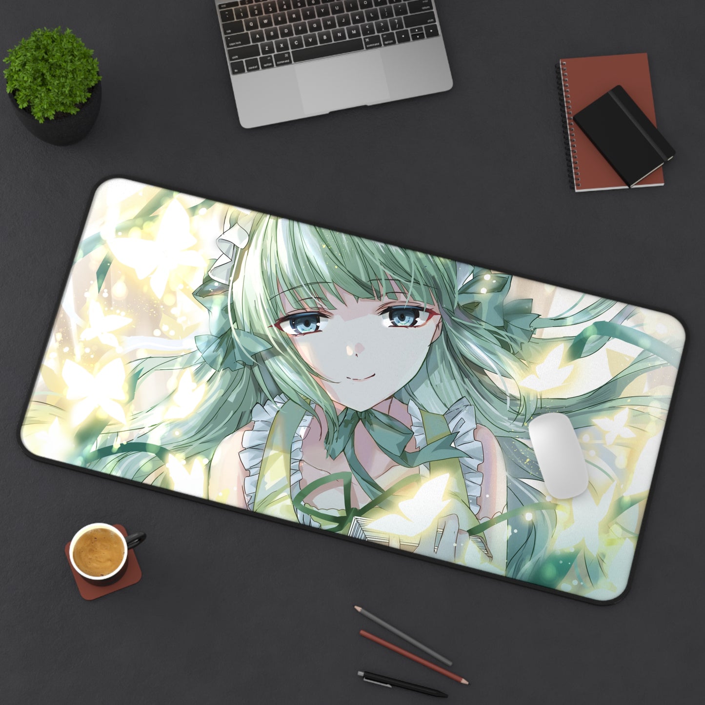 Umineko When They Cry Desk Mat - Clair Vaux Bernardus Gaming Mousepad - Non Slip Visual Novel Dojin Playmat - Umineko no Naku Koro ni