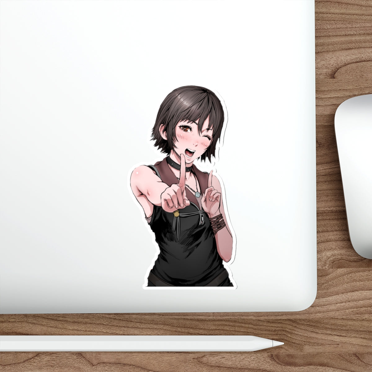 Autocollant étanche FFXV - Autocollant de voiture en vinyle de jeu de qualité supérieure Iris Amicitia - Autocollant Final Fantasy 15 pour fenêtre