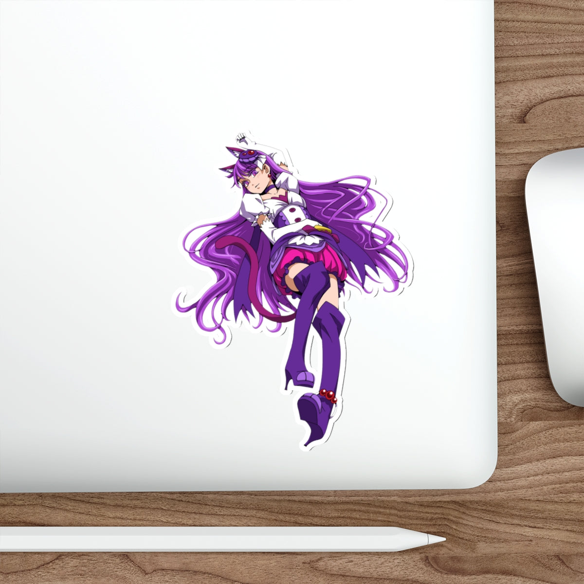 Pretty Cure A La Mode Waterproof Sticker - Kotozume Yukari Cure Macaron Anime Vinyl Decal - KiraKira Precure Sticker