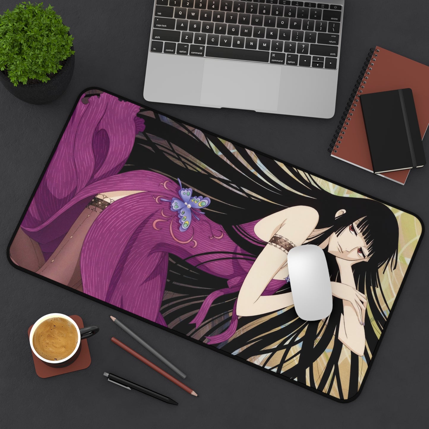 xxxHolic Desk Mat - Waifu Yuuko Ichihara - XXL Anime Mousepad - Non Slip Clamp Manga Playmat