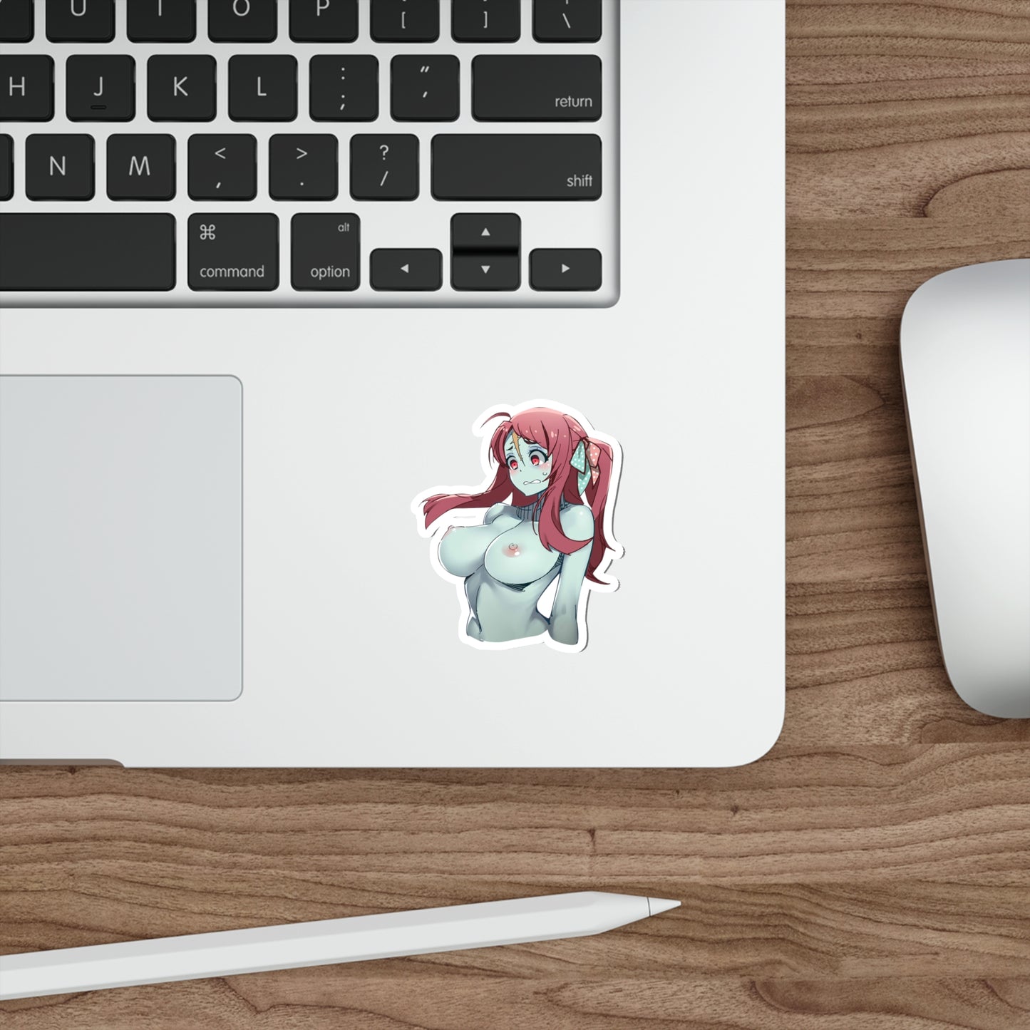 Sakura Minamoto Nude Topless Zombieland Saga Waterproof Sticker - Ecchi Vinyl Decal