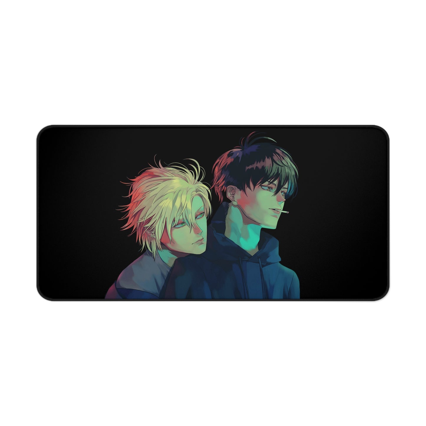 Banana Fish Mousepad - XXL Anime Desk Mat - Ash Lynx and Eiji Okumura Manga Desk Pad