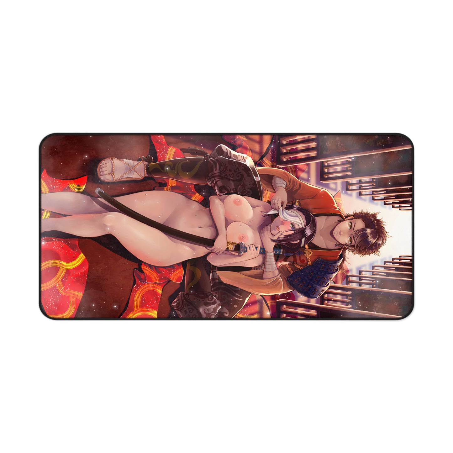 Touken Ranbu Mutsunokami Yoshiyuki Sexy Female Nude Saniwa Desk Mat - Non Slip Mousepad