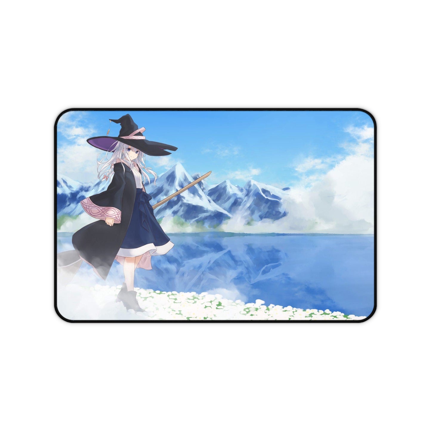 Wandering Witch The Journey of Elaina Desk Mat - XXL Anime Mousepad - Non Slip Gamer Playmat - Kawaii Gift