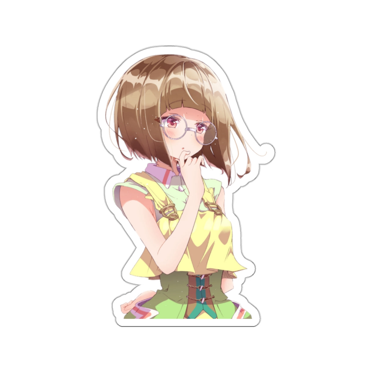 Violet Evergarden Sticker - Erica Brown Anime Vinyl Decal - Waterproof ...