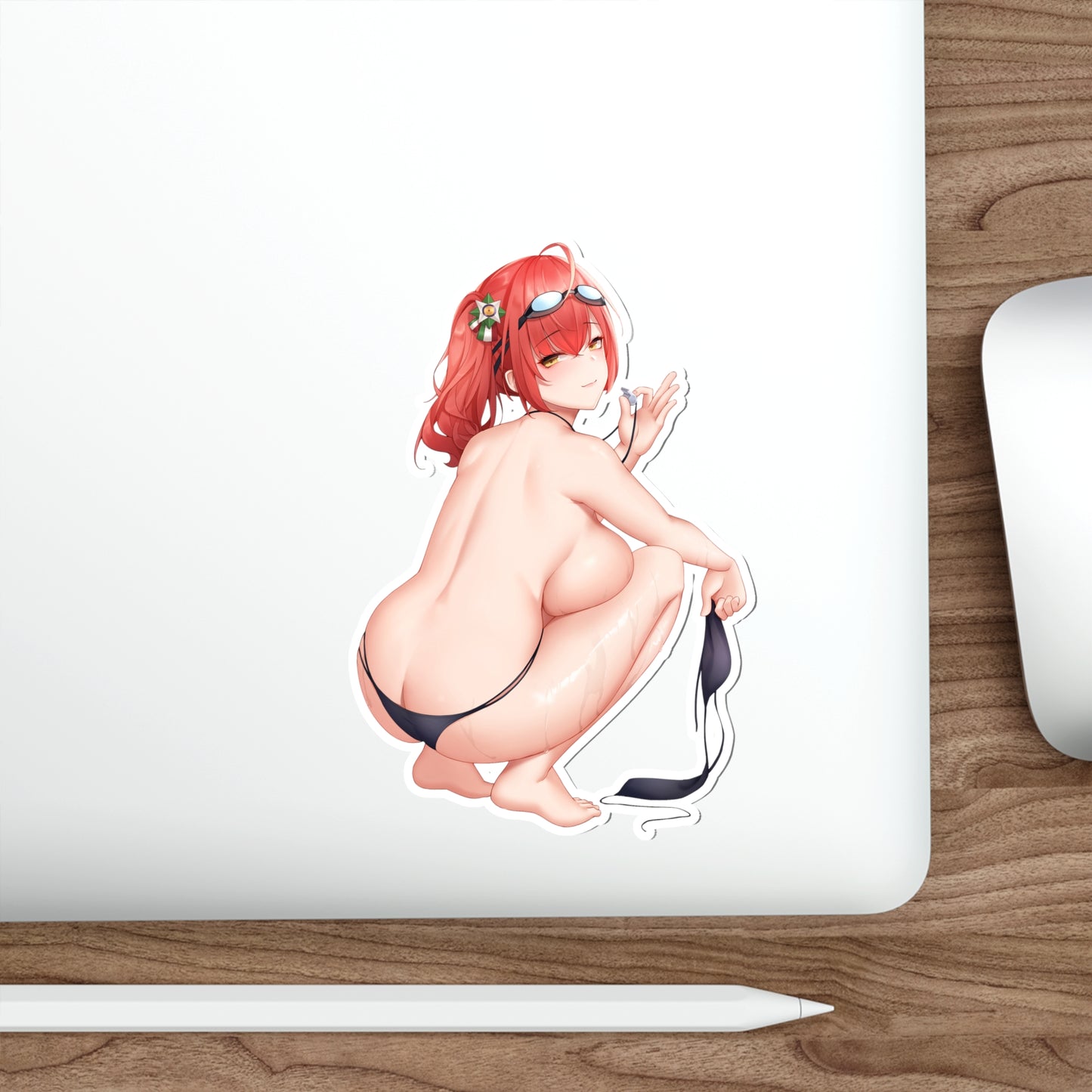 Azur Lane Waterproof Sticker - Nude Zara Ecchi Decal