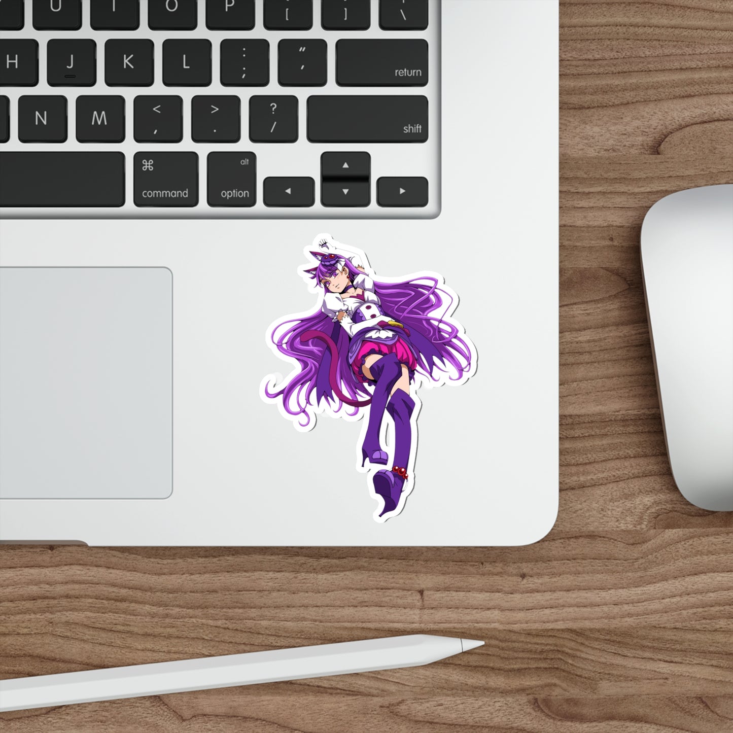 Pretty Cure A La Mode Waterproof Sticker - Kotozume Yukari Cure Macaron Anime Vinyl Decal - KiraKira Precure Sticker