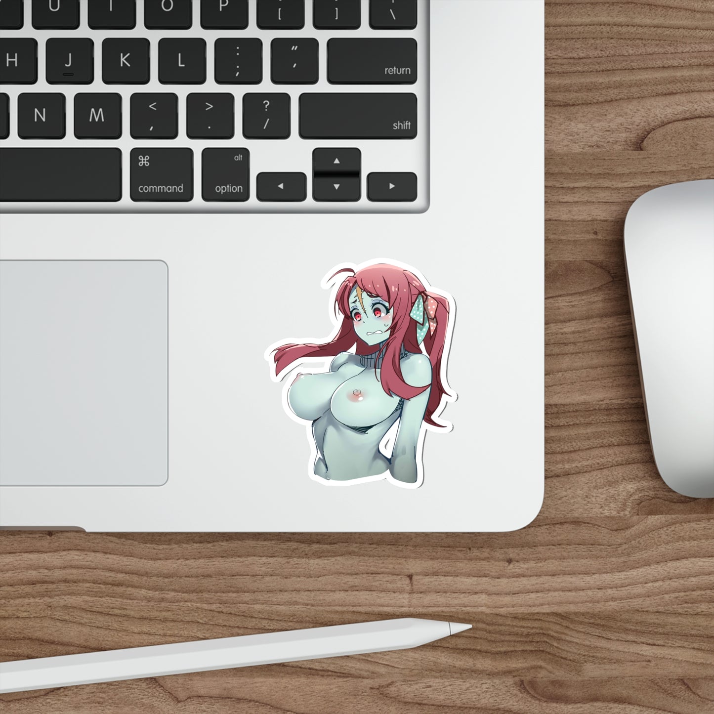 Sakura Minamoto Nude Topless Zombieland Saga Waterproof Sticker - Ecchi Vinyl Decal