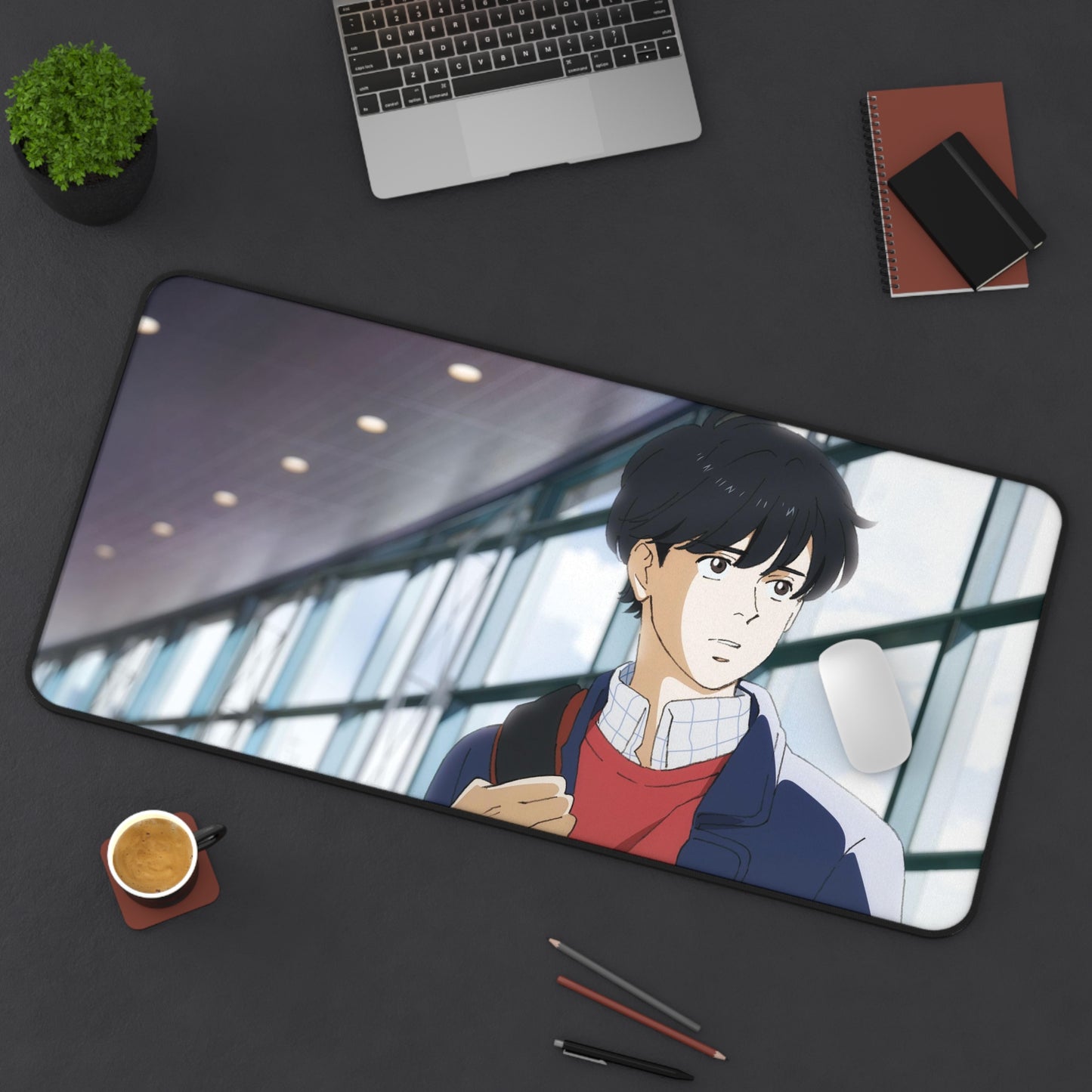 Banana Fish Eiji Okumura Desk Mat - XXL Anime Mousepad - Manga Desk Pad