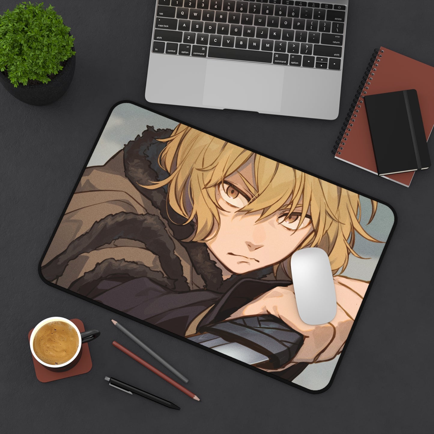 Vinland Saga Thorfinn Desk Mat - Viking Anime Mousepad - XXL Gaming Mousepad - Non Slip Manga Playmat - Norse Gift