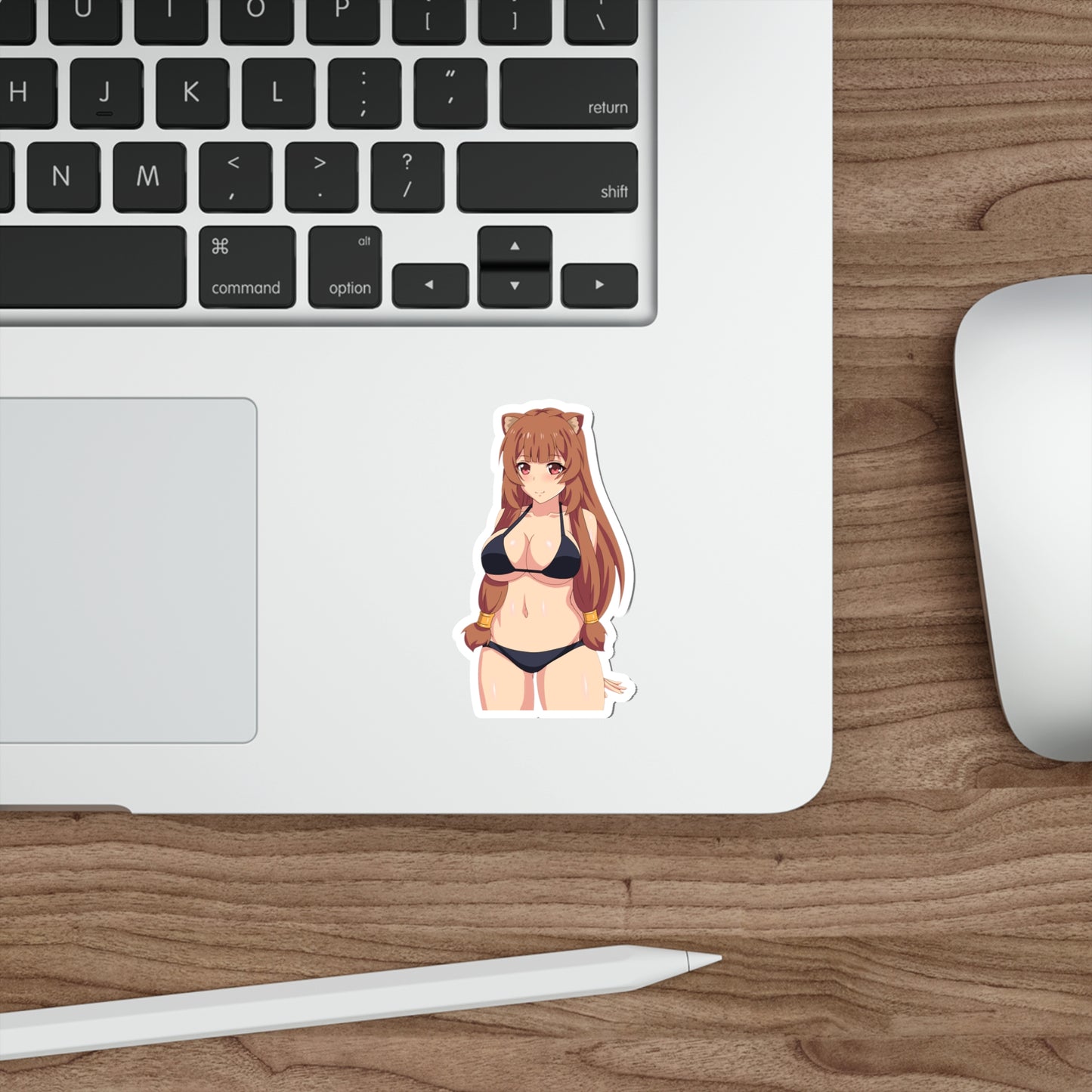 The Rising of the Shield Hero Waterproof Sticker - Bikini Raphtalia Anime Vinyl Decal - Car Bumper Sticker - Ecchi Sexy Laptop Sticker