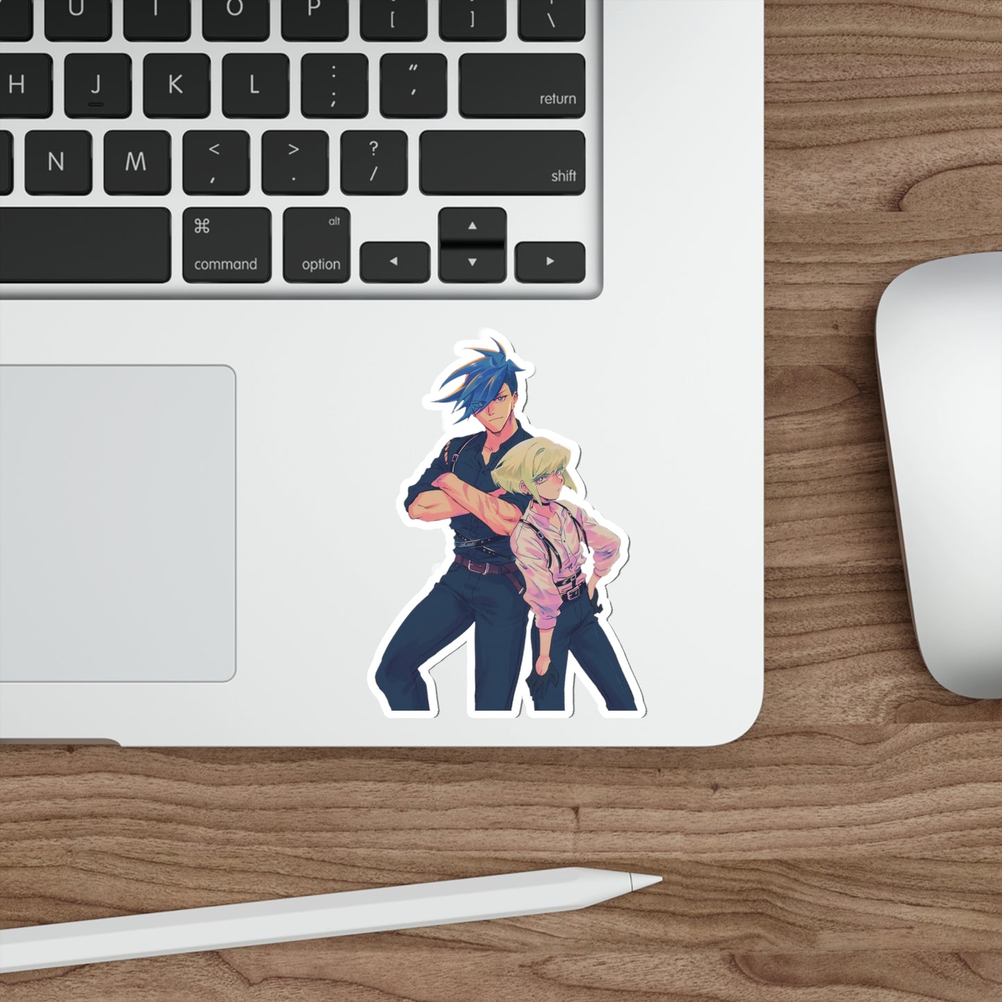 Promare Waterproof Sticker - Galo and Lio Anime Vinyl Decal - Car Bumper Sticker - Laptop Sticker