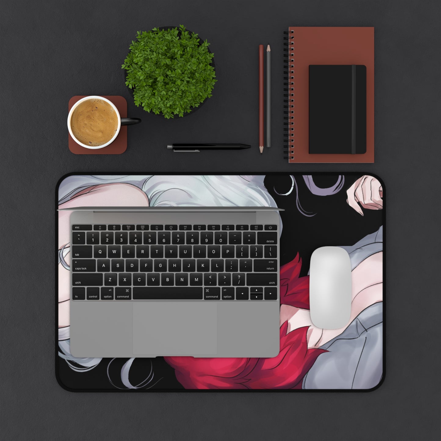 Devilman Crybaby Desk Mat - Siren and Psycho Jenny XXL Anime Mousepad - Manga Desk Pad