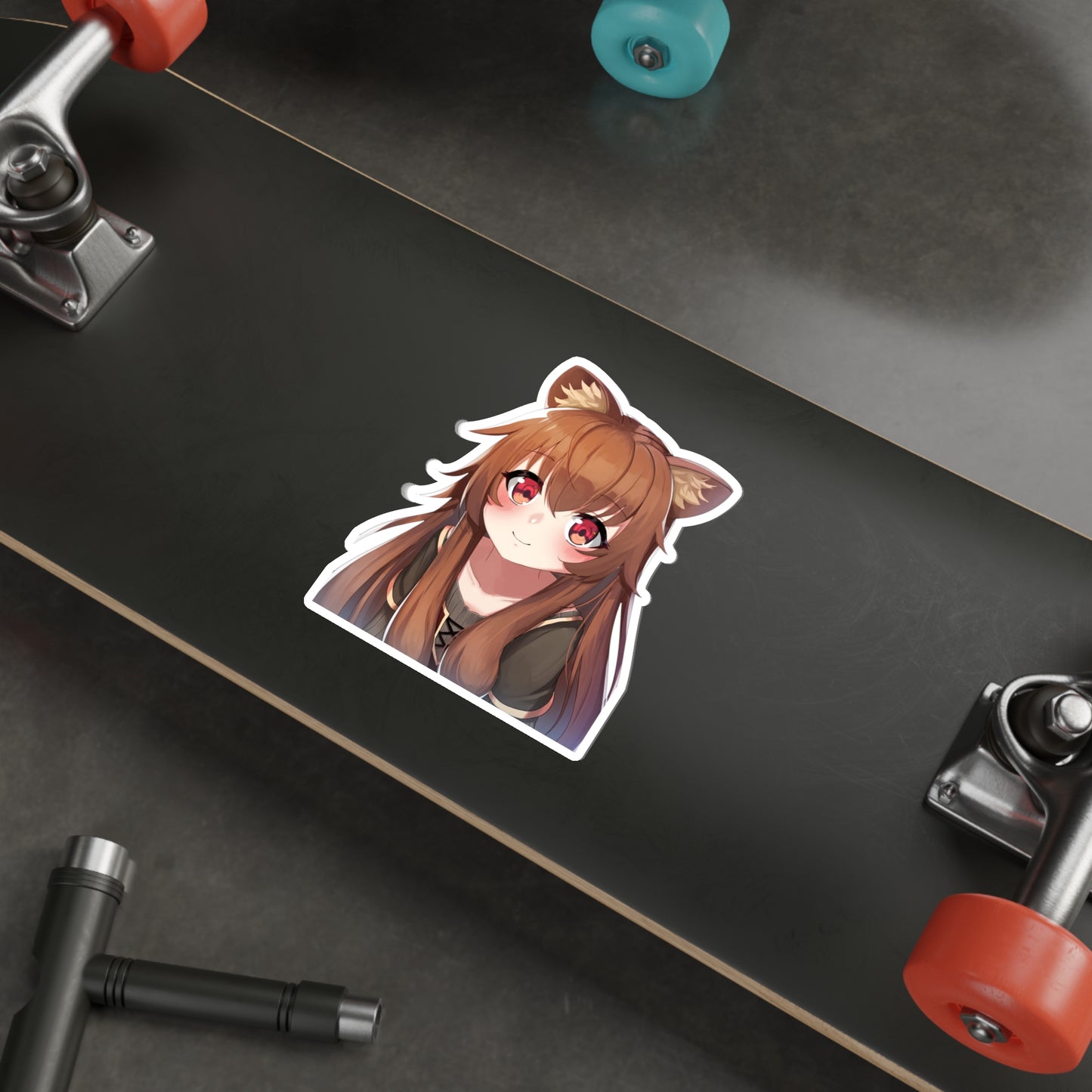 The Rising of the Shield Hero Waterproof Sticker - Child Raphtalia Anime Vinyl Decal - Car Bumper Sticker - Kawaii Chibi Laptop Sticker