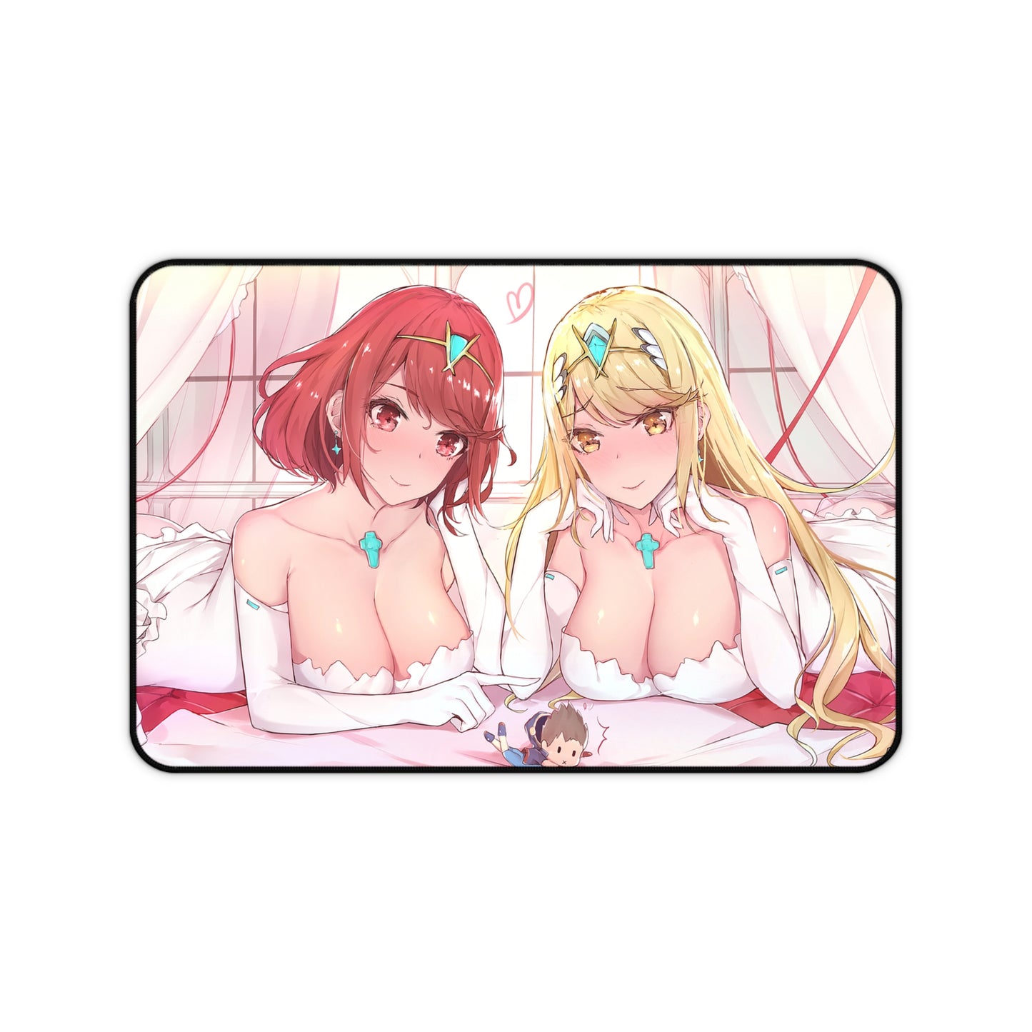 Xenoblade Sexy Brides Waifus Mousepad - Large Desk Mat - Ecchi Boobs Mouse Pad