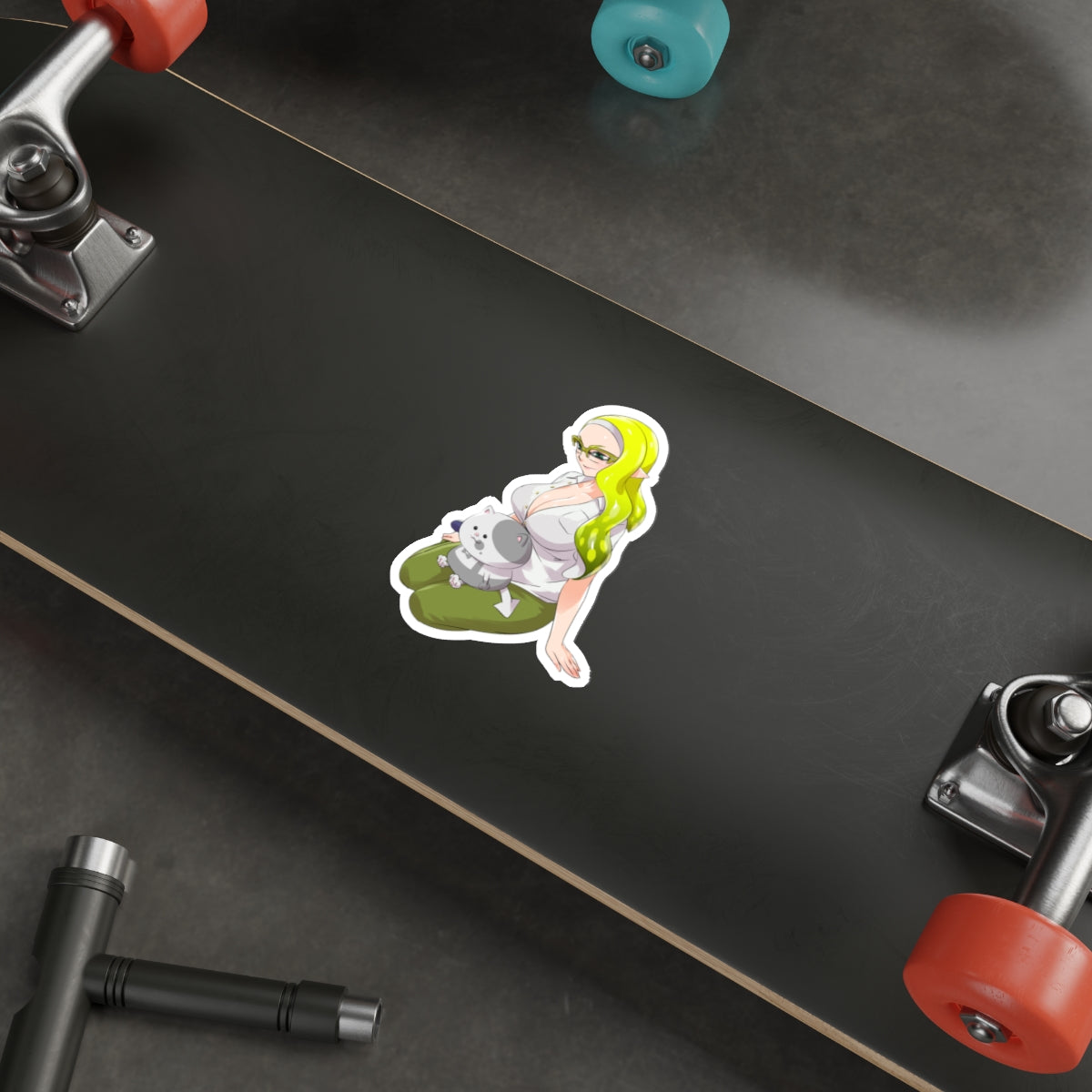 Splatoon Sexy Inkling Neko Waterproof Sticker - Ecchi Vinyl Decal