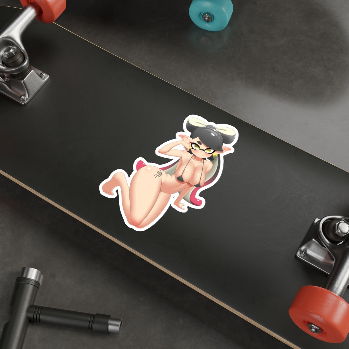 Splatoon Allie Bikini Waterproof Sticker - Ecchi Vinyl Decal