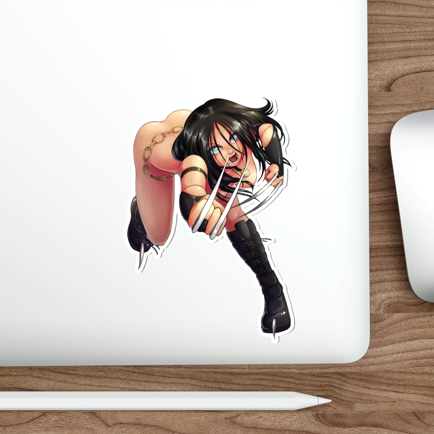 Nude Laura X-23 Waterproof Sticker - Ecchi Vinyl Decal