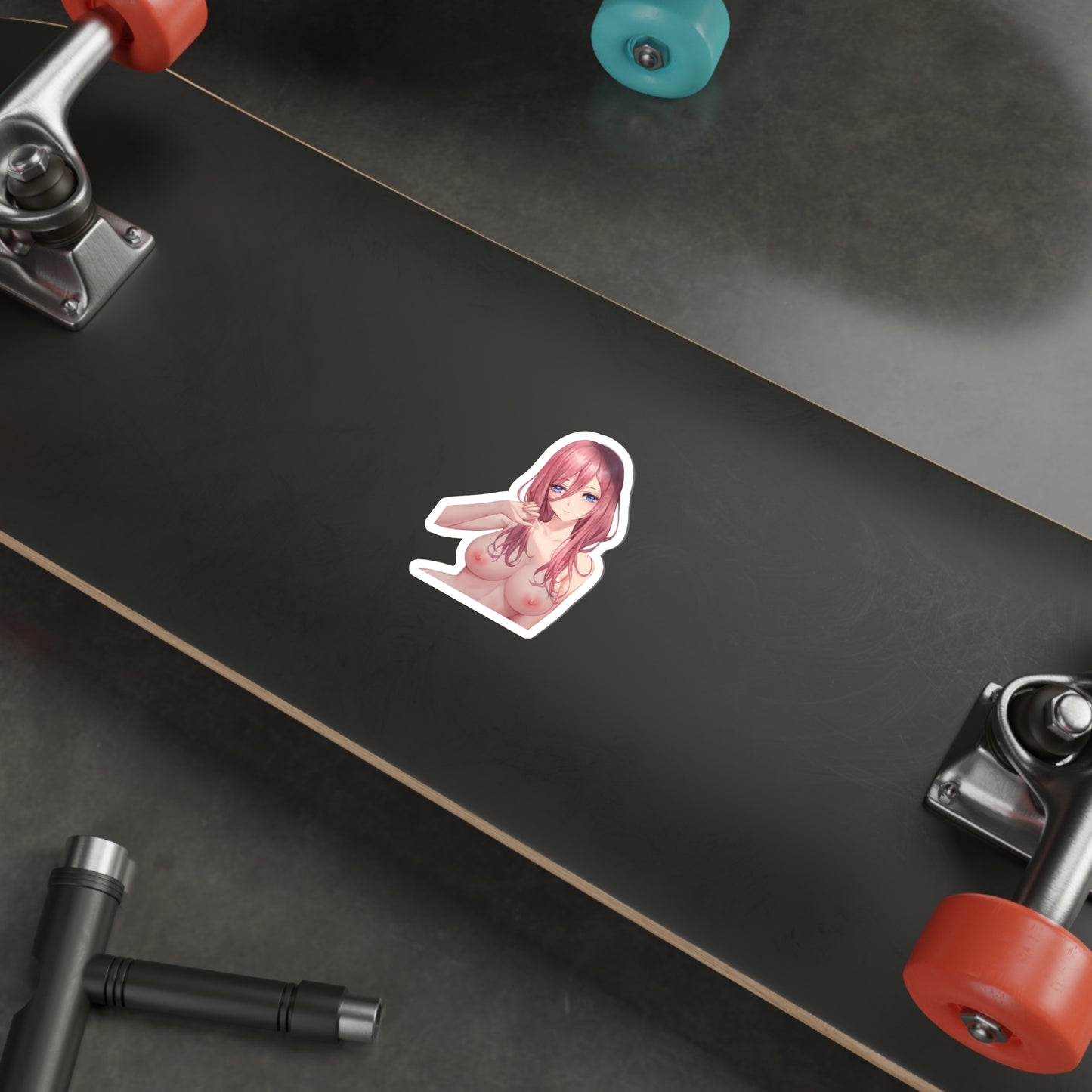 Nakano Miku Nude Boobs Quintessential Quintuplets Ecchi Vinyl Decal Autocollant imperméable à l’eau - Ecchi Vinyl Decal