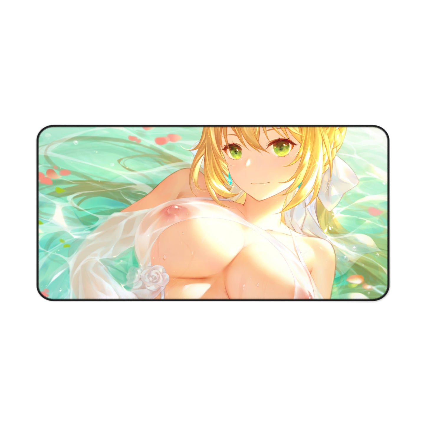 Tapis de souris Ecchi Fate Grand Order - Grand tapis de bureau Nude Saber - Tapis de souris Fate Stay Night - Tapis de jeu MTG