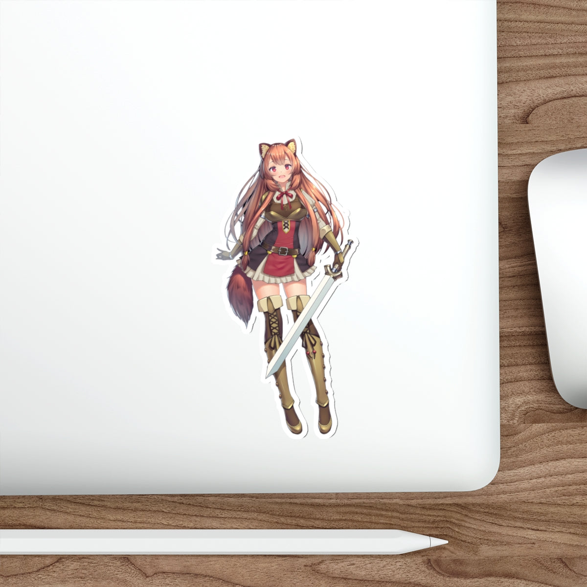 The Rising of the Shield Hero Waterproof Sticker - Raphtalia Anime Vinyl Decal - Car Bumper Sticker - Laptop Sticker