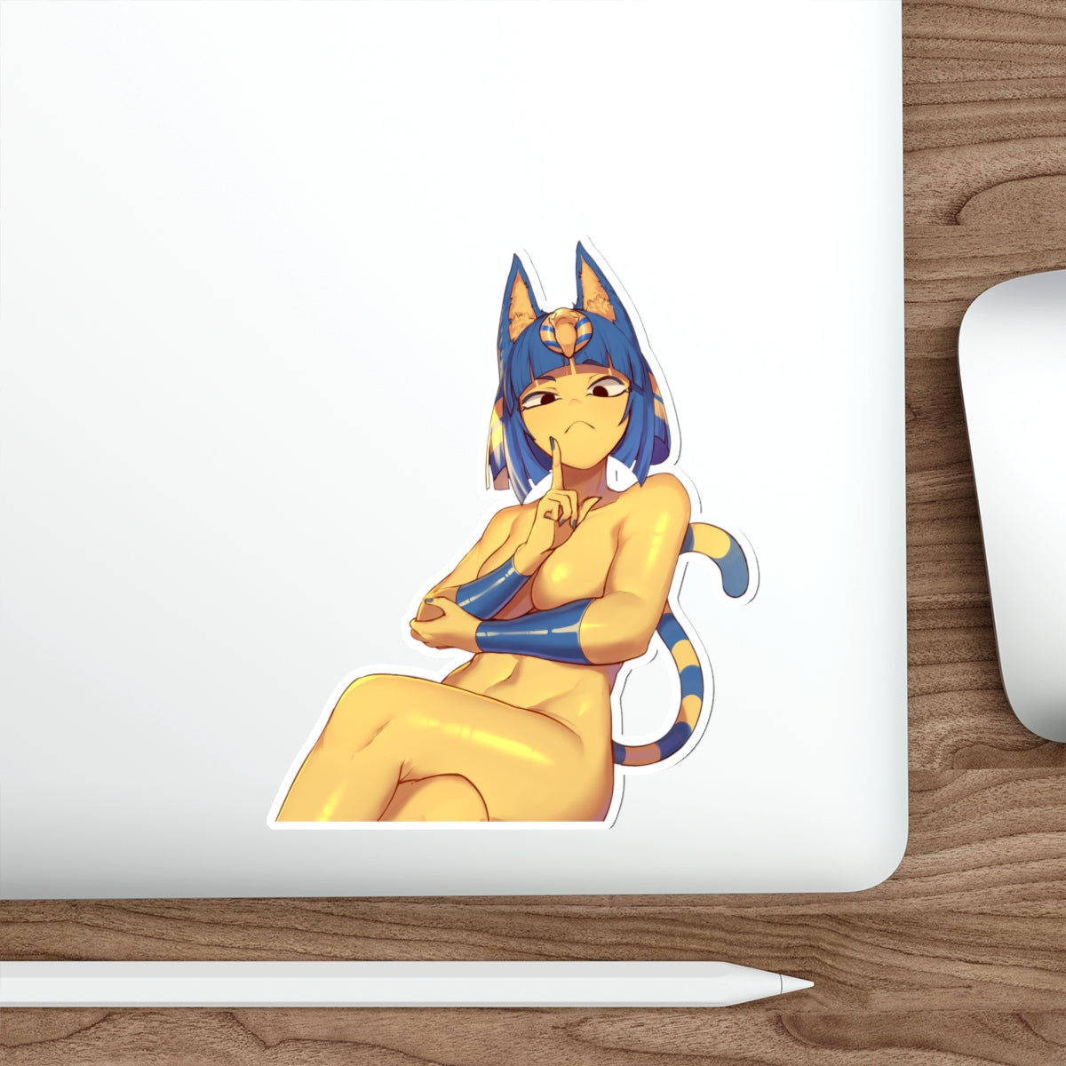 Sexy Nude Ankha Waterproof Decal - Animal Crossing Ecchi Vinyl Decal