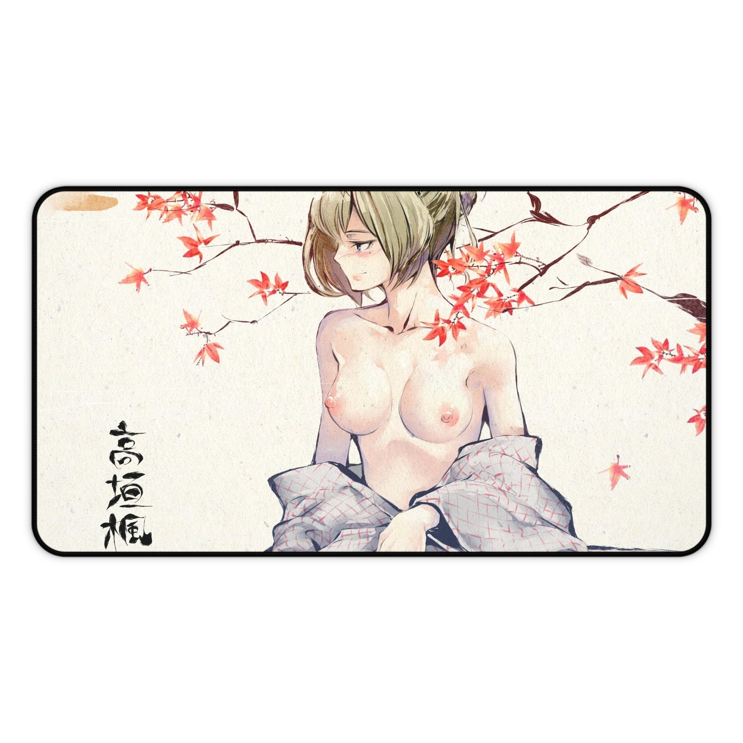 Ukiyo-e Kaede Takagaki Nude Boobs Idolmaster Cinderella Girls Desk Mat - Non Slip Mousepad