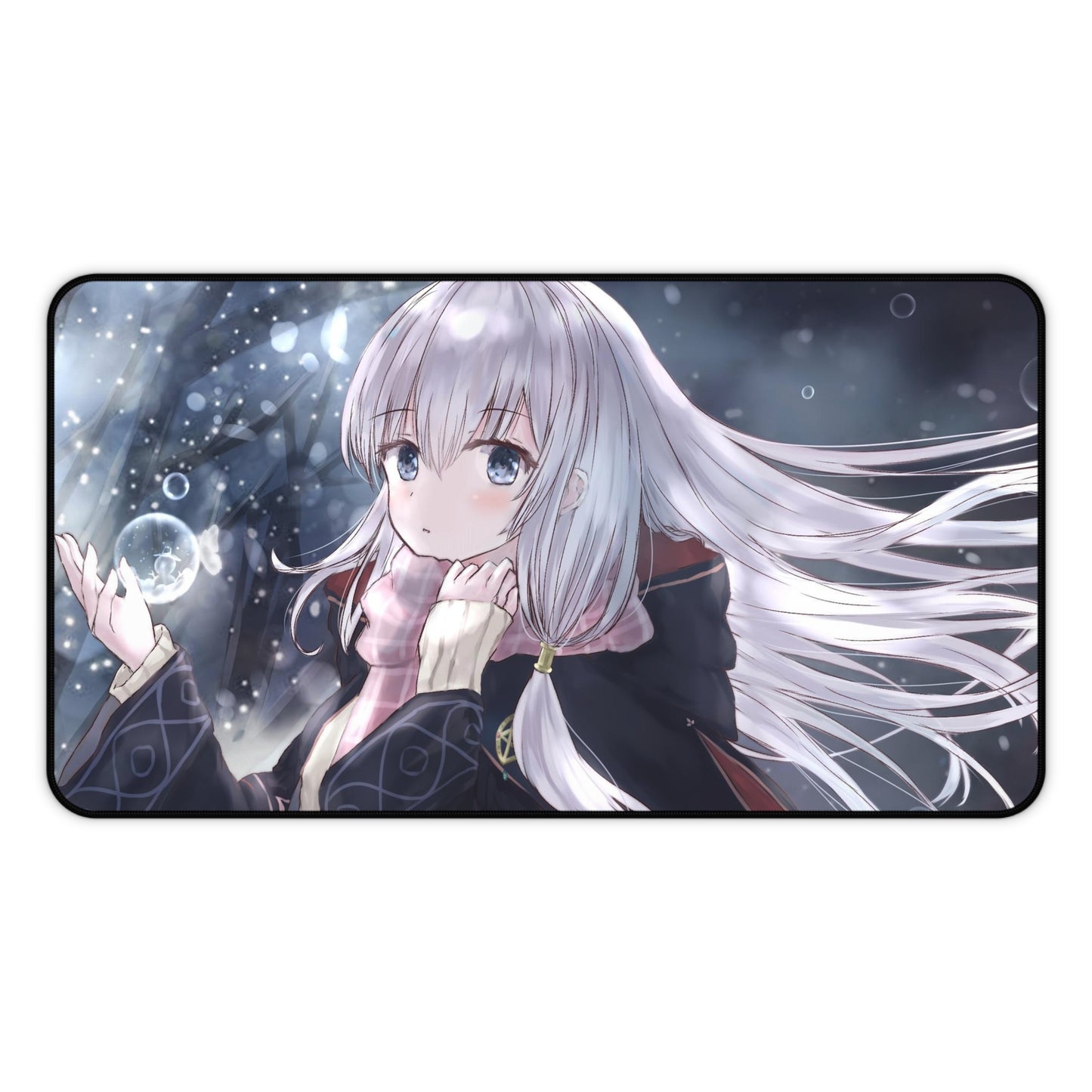 Wandering Witch The Journey of Elaina Mousepad - XXL Anime Desk Mat - Non Slip Gamer Playmat - Kawaii Gift