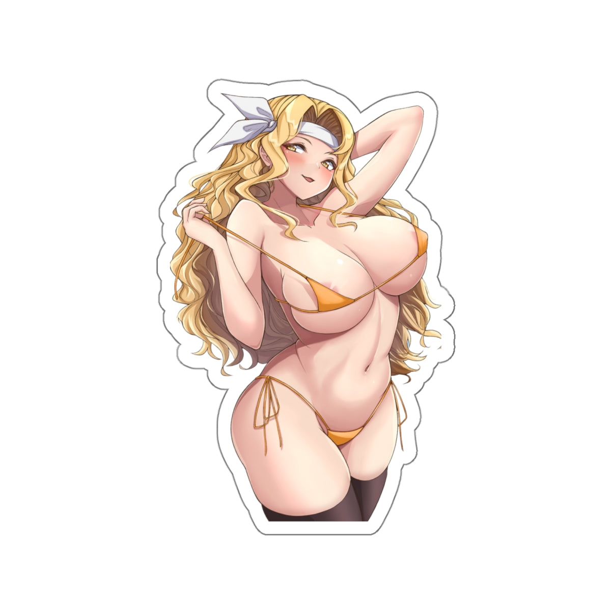 Thick Bikini Brigid Fire Emblem Waterproof Sticker - Ecchi Vinyl Decal