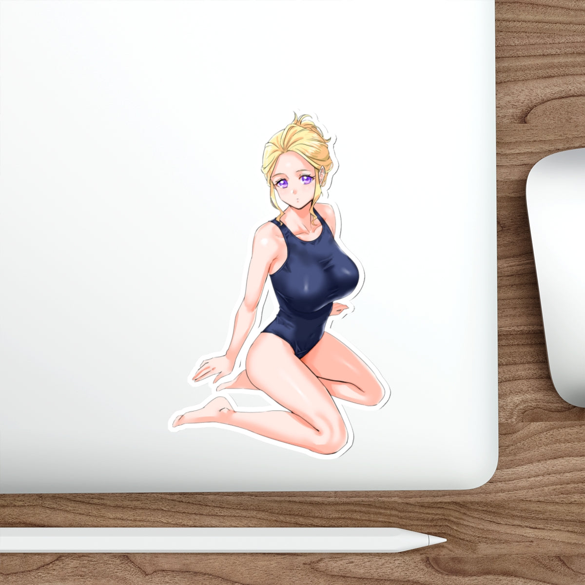 Pretty Cure Waterproof Sticker - Fuurin Asumi Swimsuit Anime Vinyl Decal - Ecchi Precure Sticker