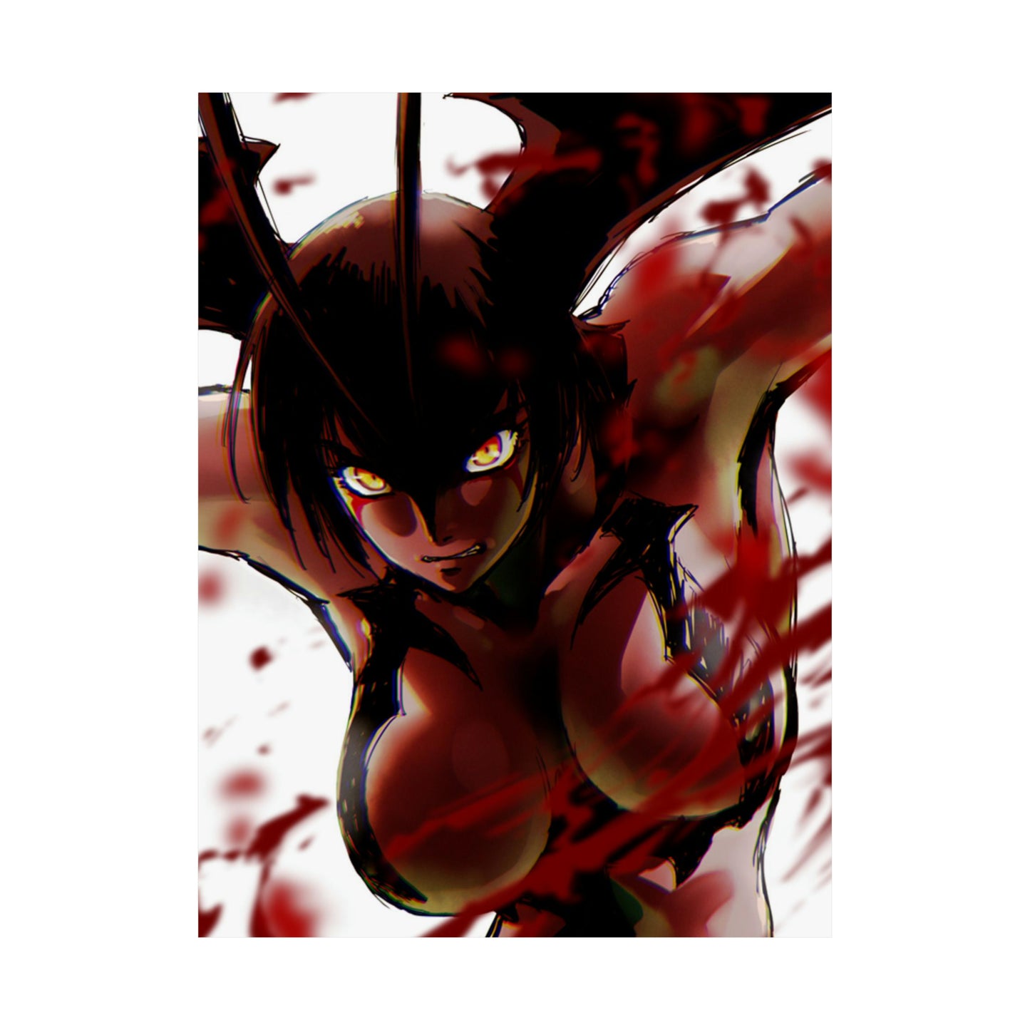 Affiche Devilman Crybaby - Décoration murale Manga Devil Lady - Affiche verticale Anime Premium