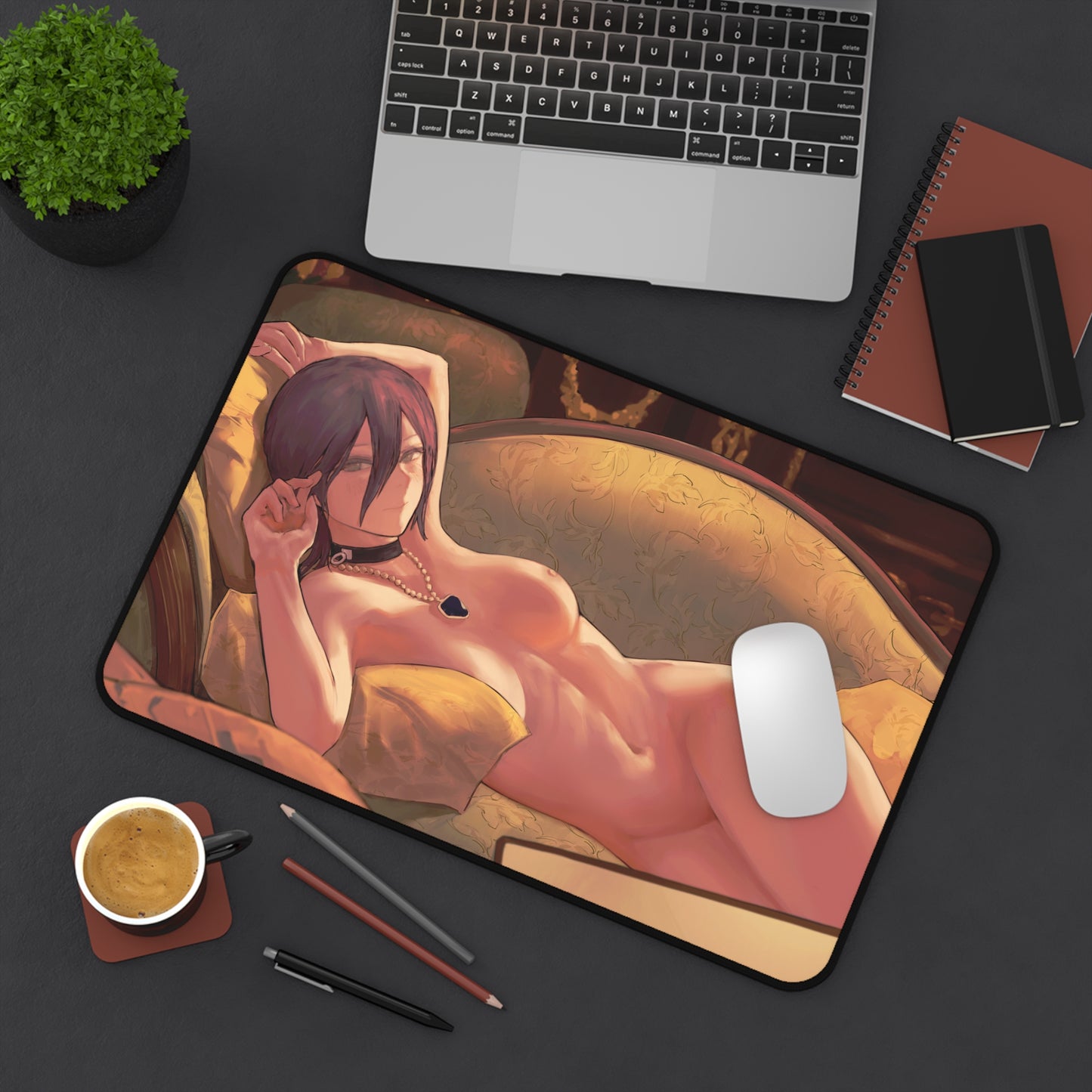 Chainsaw Man Sexy Mousepad - Nude Reze Titanic Style Desk Mat - Ecchi Playmat