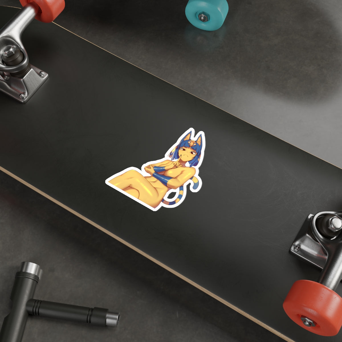 Sexy Nude Ankha Waterproof Decal - Animal Crossing Ecchi Vinyl Decal