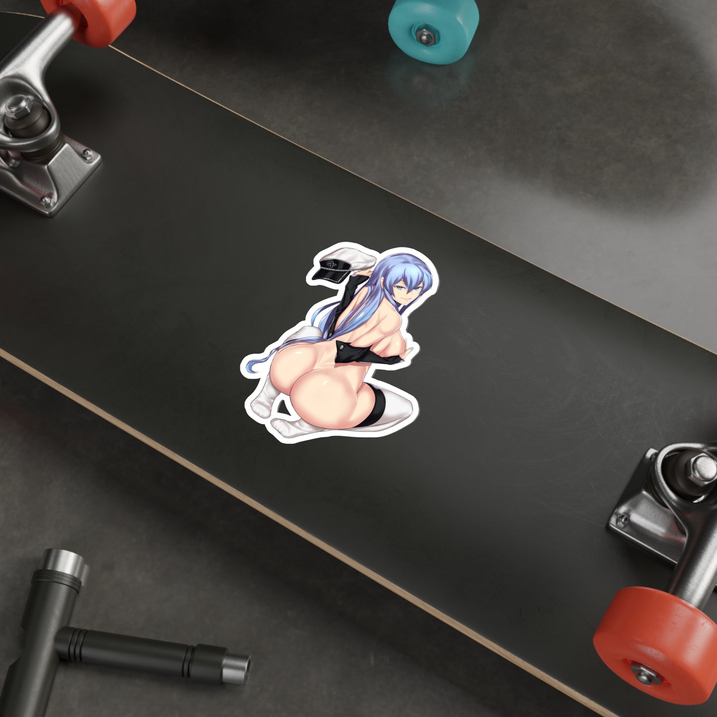 Akame Ga Kill Nude Esdeath Waterproof Sticker - Ecchi Vinyl Decal