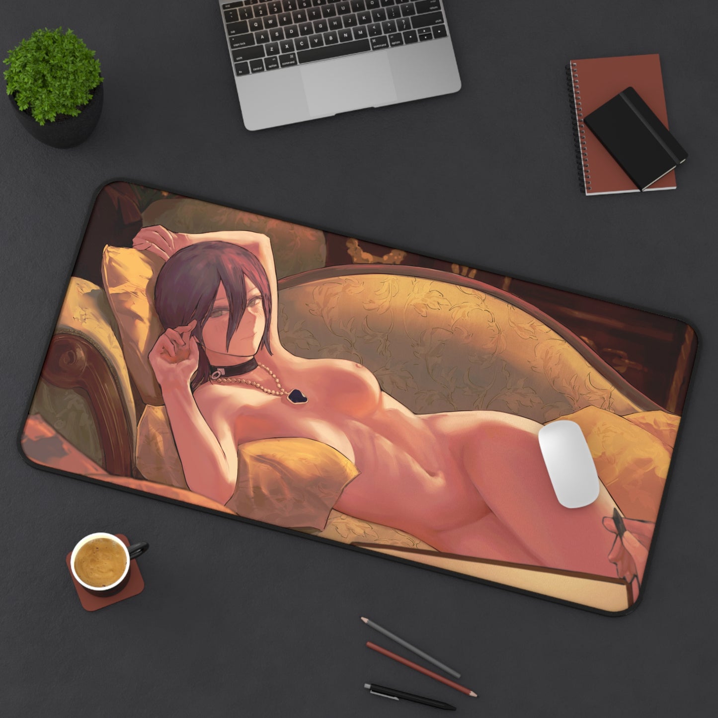 Chainsaw Man Sexy Mousepad - Nude Reze Titanic Style Desk Mat - Ecchi Playmat