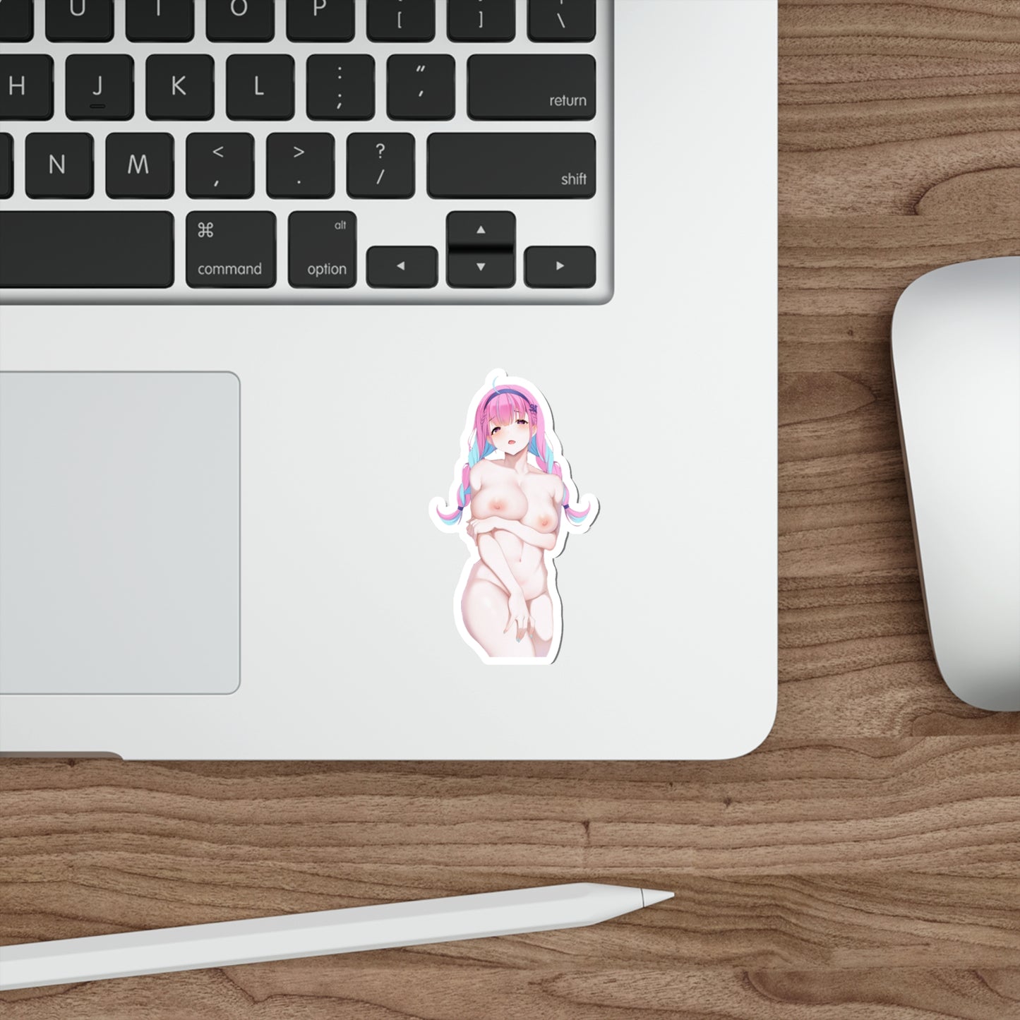 Hololive Nude Aqua Minato Waterproof Sticker - Ecchi Vinyl Decal