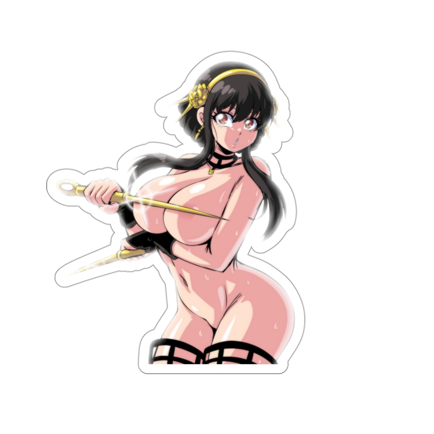 Nude Yor Briar Spy x Family Waterproof Sticker - Ecchi Vinyl Decal