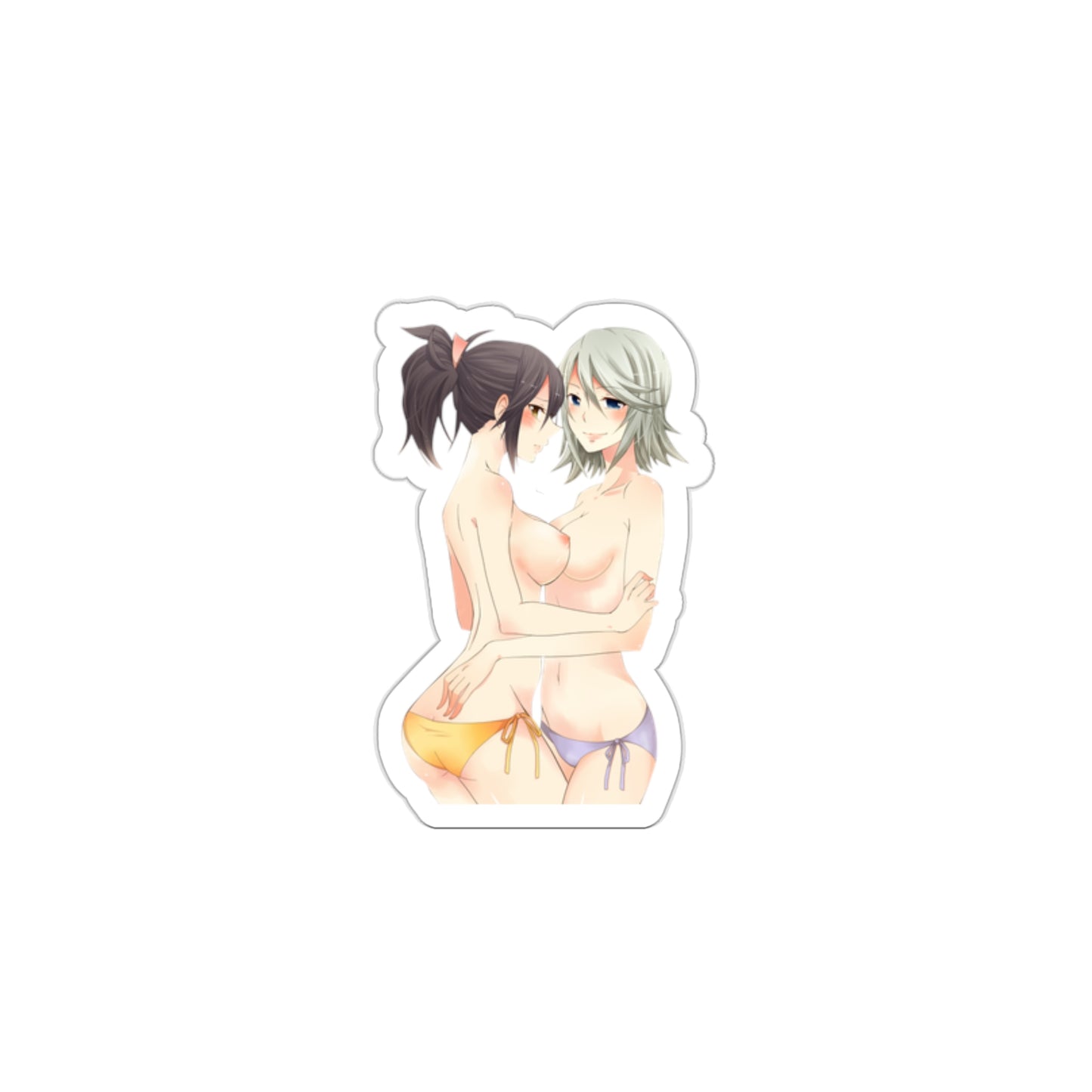 Tales of Symphonia Nude Sheena and Mithos Waterproof Sticker - Ecchi Vinyl Decal