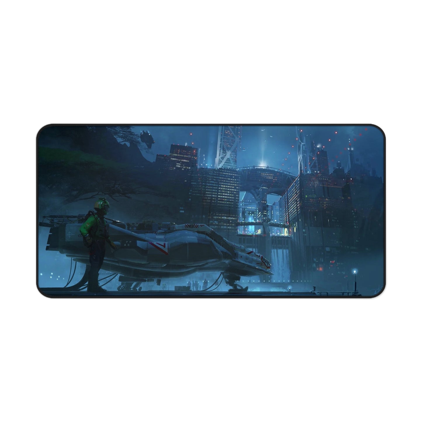 Starfield Mousepad - Bay Concept Art  - XXL Gaming Desk Mat - Non Slip Gamer Playmat