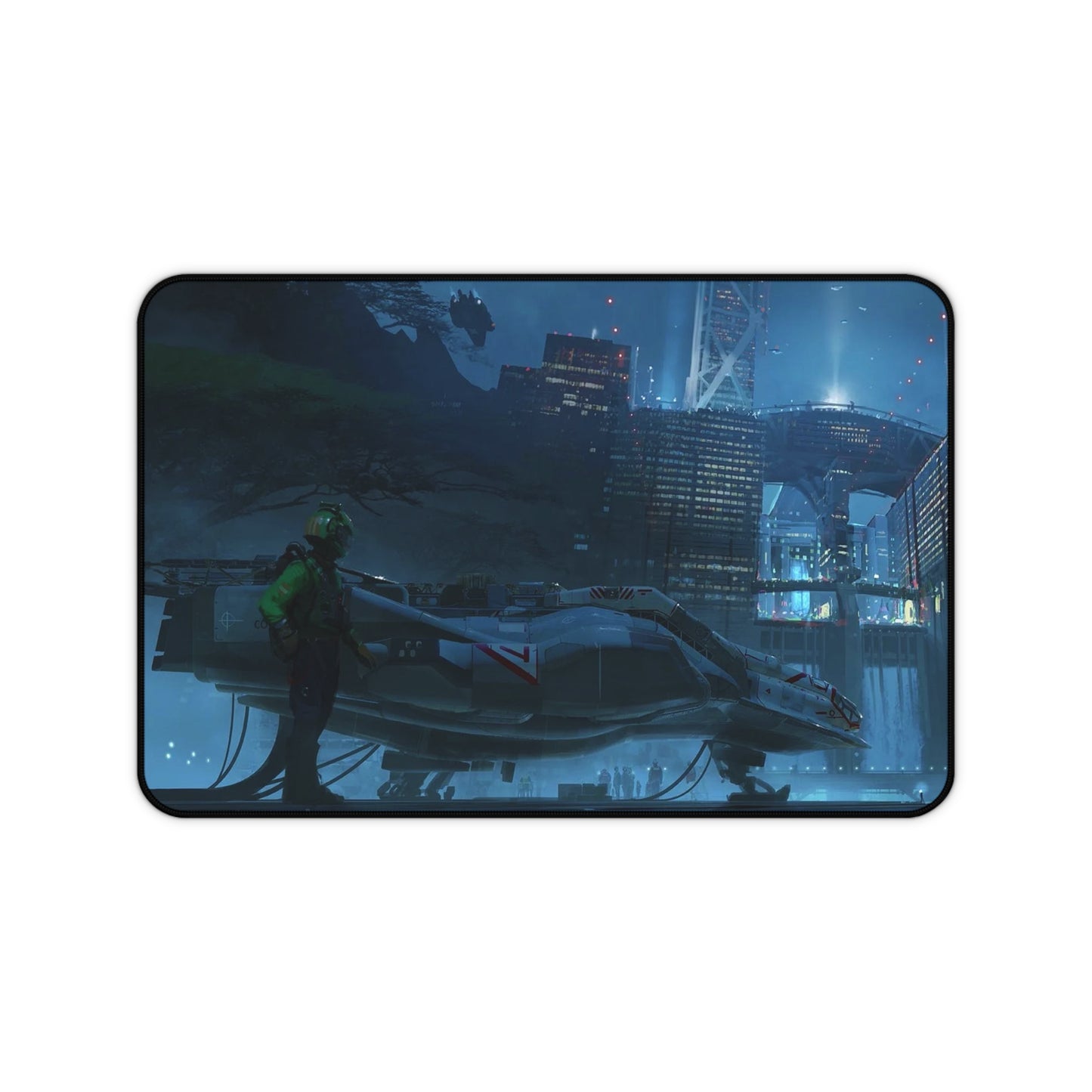 Starfield Mousepad - Bay Concept Art  - XXL Gaming Desk Mat - Non Slip Gamer Playmat