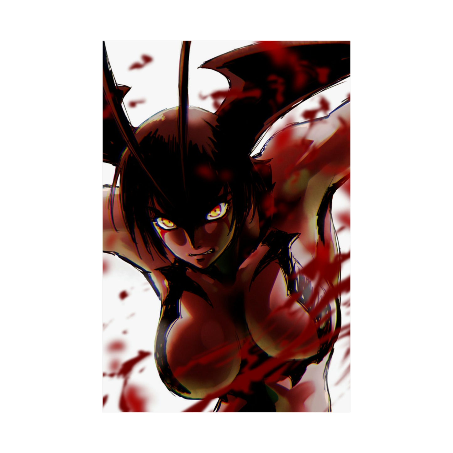 Affiche Devilman Crybaby - Décoration murale Manga Devil Lady - Affiche verticale Anime Premium